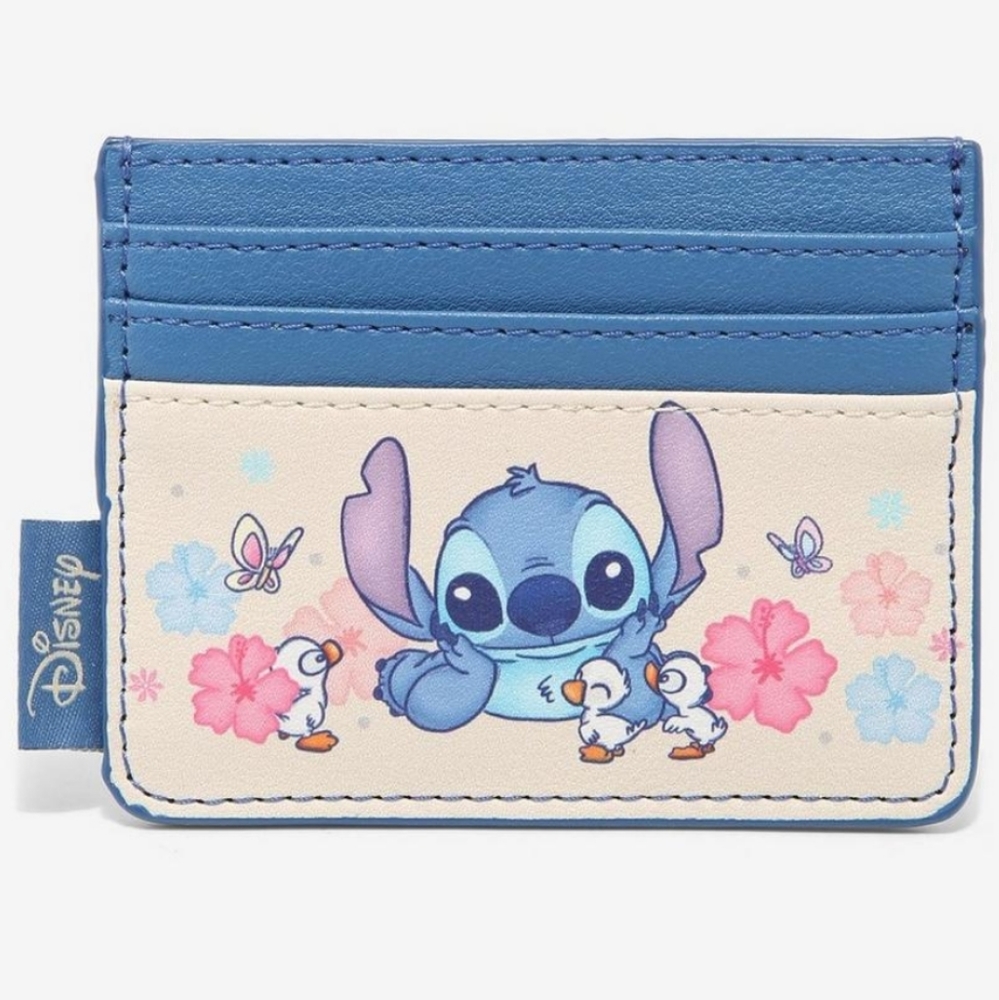 💙 Loungefly Disney Lilo & Stitch Ducklings Cardholder WALLET- Brand New 💙